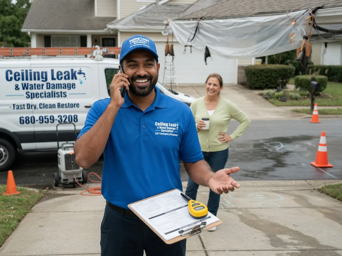 Ceiling Leak Cleanup Mesa, WA FAQs
